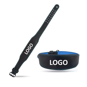 Cinturón de Levantamiento de Pesas Profesional Acolchado de Cuero, con Hebilla de Doble Punta, Soporte Lumbar para Hombres y Mujeres, para Sentadillas y Peso Muerto - Product Image 2