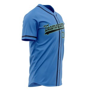 Camiseta de Béisbol para Hombre, Uniforme de Equipo Personalizado, Poliéster Transpirable, con Botones, Sublimación, Proveedor Mayorista OEM - Product Image 2