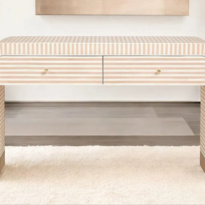 ILAHI's Bone Inlay <b>Drawer</b> Modern Design Agate Detailing <b>Storage</b> Portable Home Furniture - Product Image 1