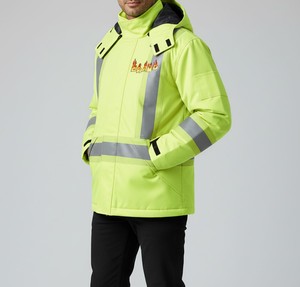 Wholesale Reflective Safety <b>Jacket</b> Waterproof High Visibility Workwear <b>Jacket</b> For Construction <b>Workers</b> - Product Image 5