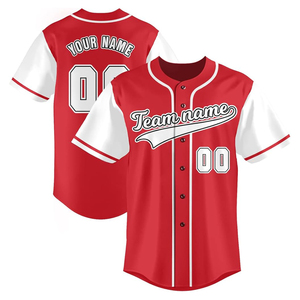 Camiseta de Béisbol Transpirable con Nombre de Equipo Personalizado, Diseño Propio, Camiseta de Softbol con Botones Completos para Unisex, Uniforme de Béisbol Estampado a Bajo Precio - Product Image 6