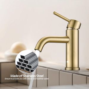 Rubinetto Moderno Monocomando per Bagno, Rubinetto Moderno per Lavabo - Product Image 6