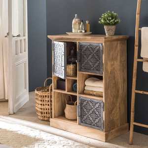 Buffet haut en bois de manguier Vandana Radiant Astra - Product Image 1