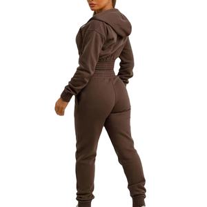 เสื้อฮู้ดดี้ผู้หญิงคุณภาพพรีเมียม แบบซิปครึ่งตัว ผ้าโพลีเอสเตอร์ผสมคอตตอน ระบายอากาศ กันน้ำ บุด้วยผ้าฟลีซ สไตล์ลำลอง สตรีทแวร์ รับสั่งทำ - Product Image 2