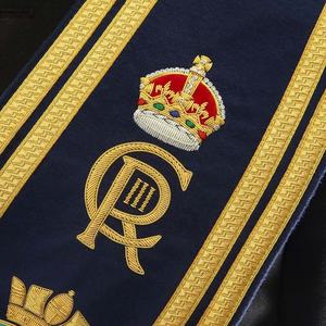 Banda Masónica Ceremonial Táctica Bordada a Mano, Material Mylar, Regalia Masónica y Uniformes de Oficiales Personalizados - Product Image 5