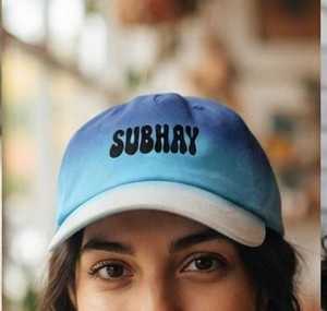 Subhay Unisex Denim Baseball Cap 6-Panel Cotton Breathable <b>Waterproof</b> Adjustable Street Style <b>Hat</b> - Product Image 5