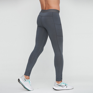 Leggings de compression pour homme Winton Impex, longueur genou, antibactériens, séchage rapide, respirants, en Spandex/Polyester, taille élastique - Product Image 2