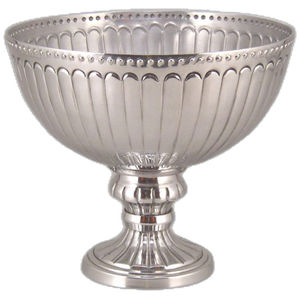 Fantástico Cuenco Decorativo de Aluminio Pulido Plateado al por Mayor, Elegante Cuenco de Metal para Vino, Ideal para Decoración de Mesas en Bodas y Eventos - Product Image 1