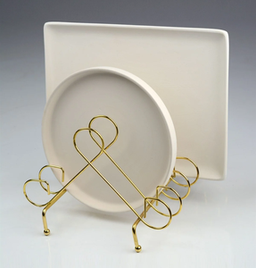Brass <b>Plate</b> Holder Rack Kitchen Accessories Most Selling Kitchen Organzer Desktop Placement <b>Stand</b> Restaurant <b>Display</b> Rack - Product Image 2
