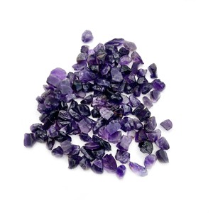 Pierre brute d'améthyste véritable 8x10mm - Pierre précieuse naturelle non taillée, brute, fournitures de fabrication de bijoux violets - Product Image 6