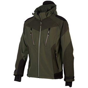 Veste de chasse en polyester/nylon marron orangé à manches longues, vêtement d'extérieur softshell respirant, imperméable, thermique, unisexe, pour la chasse en montagne - Product Image 6