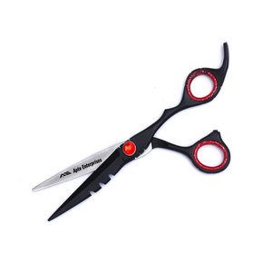 Ciseaux de coupe et d'éclaircissement professionnels noirs de qualité supérieure pour la coiffure et le texturage de précision - Product Image 4