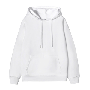Sweat-shirts d'hiver en polaire personnalisés, brodés, imprimés numériquement, perlés, épais, 100% coton, coupe classique, avec cordon de serrage et poche, haute qualité - Product Image 2