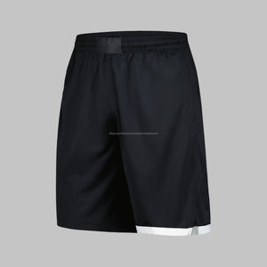 Short de basket-ball en maille respirante pour homme, décoration d'été anti-rides Hip Hop, sublimation, séchage rapide, taille élastique, logo bas, quantité minimale de commande - Product Image 4