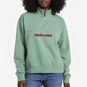 Sudadera con capucha para mujer, de alta calidad, con letras bordadas, para otoño e invierno, tejido de punto, antiencogimiento, estilo casual. - Product Image 1