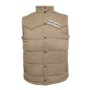 Gilets de soudeur une pièce, combinaison de soudage sur mesure, vestes de protection en cuir de haute qualité résistantes à la chaleur - Product Image 1