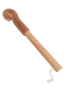 Zero Waste Reusable Eco-Friendly Handheld Wooden Bamboo Kitchen Dish and <b>Bottle</b> Cleaning <b>Brush</b> - Product Image 4