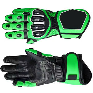 Nuevos Guantes de Motociclismo de Cuero Personalizados de Alta Calidad al por Mayor, Impermeables, Transpirables, Color Personalizado, Hechos en Pakistán - Product Image 4