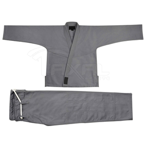Uniforme de Karate de Alto Rendimiento, Conjunto de Gi Blanco con Construcción Reforzada y Cinturón Rojo Ajustable para Entrenamiento Diario - Product Image 2