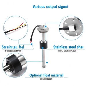 Sensor de Nivel de Líquido de Agua y Combustible de Tipo Flotador GLTV3 OEM IP67 4~20mA 0~5V - Product Image 5