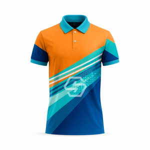 Polo de Primera Calidad con Logotipo Personalizado Sublimado, Nuevo Diseño Ligero, Polo de Color Sólido para Hombre - Product Image 1