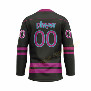 Derniers modèles d'uniformes de hockey sur glace personnalisés pour équipes, prix de gros professionnel, maillot de hockey sur glace de qualité supérieure - Product Image 4