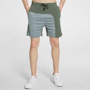 Ensemble de survêtement décontracté pour homme, col Henley, été, patchwork, blocs de couleur, respirant, 100% coton, tenue de sport, vêtements de plage - Product Image 6