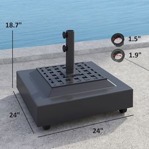 Supporto per Ombrellone da Esterno per Donna, Robusto, con Ruote e Capacità di 65 kg - Product Image 3