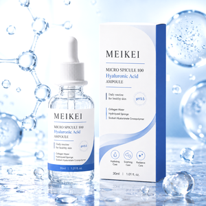 Sérum Ampoule Coréen à l'Acide Hyaluronique 30mL Sans Parfum Anti-Rides Éclaircissant Hydratant Soin de la Peau Anti-Âge OEM ODM - Product Image 4
