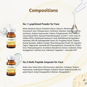 Ensemble de sérum de soin de la peau éclaircissant Renxo Premium 2025 avec hyaluronate de sodium et glycérine pour le visage et le cou, hydratant - Product Image 4