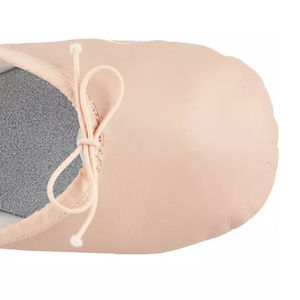 Chaussures de ballet en cuir de qualité supérieure, logo personnalisé, faible MOQ, prix d'usine, semelle souple, chaussures de danse de haute qualité pour femmes. - Product Image 5