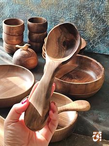 Luxury Handcrafted Wooden Charger <b>Plate</b> Beautiful Turned Mango Wood Classic Design <b>Stand</b> Decorative Multipurpose Wedding Serving - Product Image 5