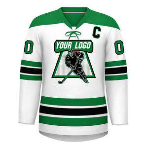 Maillot de hockey sur glace en gros, personnalisable avec graphiques détaillés, design d'équipe pour joueurs, entraînement de club, uniforme de match, maillot de hockey - Product Image 3