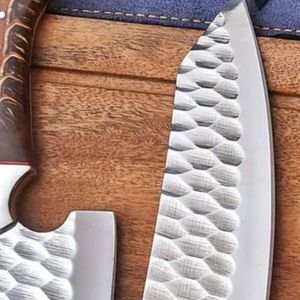 Ensemble de couteaux de chef robustes avec lames en acier affûtées et manches équilibrés pour la cuisine commerciale et la cuisson professionnelle - Product Image 3