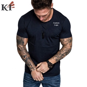 Camiseta de Manga Corta con Cuello Redondo, Diseño Moderno, Algodón/Fibra de Bambú, Estilo Urbano, Estampado Personalizado en la Parte Delantera, Corte Regular para Hombre, Secado Rápido - Product Image 2