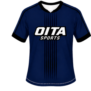 Manufacturer Custom Purple Black Rugby <b>Jersey</b> <b>Short</b> Sleeve Crew Neck Breathable Team Training Performance Sports Uniform Shirt - Product Image 1