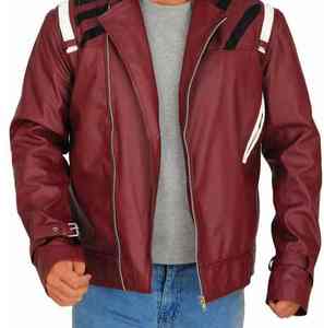 Top Best Sale Waterproof Mens Leather Jacket Winter Casual <b>Canvas</b> <b>Plain</b> Dyed Slim Fit Fashion Leather Men Jacket - Product Image 3