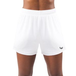 Shorts Deportivos de Malla Blanca para Mujer, Ligeros, Transpirables, de Secado Rápido, para Atletismo, Gimnasio, Entrenamiento, Fitness - Product Image 1