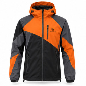 Vestes de performance athlétique d'hiver personnalisées, respirantes, à capuche, pour l'entraînement, la course à pied, le cyclisme, le fitness, vêtements de sport, fermeture éclair intégrale, extérieur - Product Image 1