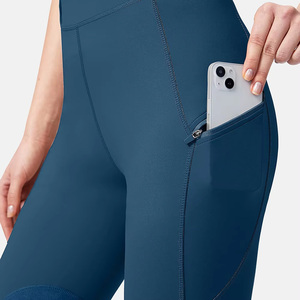 Wholesale Women's Equestrian Horse Riding Leggings & Breeches Spandex Polyester Four-Way Stretch Breathable High Waist Breeches - Product Image 4