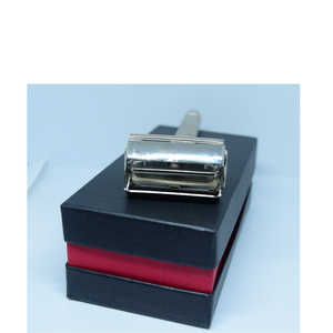 New Custom Design Men's Japan Stainless Steel Twin <b>Blade</b> Safety Razor Plastic Handle High Quality Sustainable <b>Barber</b> Shop Use - Product Image 5
