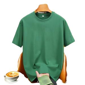 Camiseta de Algodón para Hombre con Logotipo Personalizado, Camiseta Lisa de Manga Corta Informal, Proveedor Mayorista, Camiseta de Algodón para Hombre, Cuello Redondo, Lisa e Informal - Product Image 1