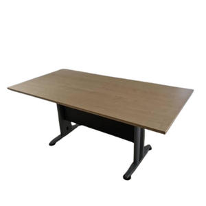 Rectangular Conference <b>Table</b> MDF Top Metal Legs Minimalist Design for <b>Office</b> Meeting Use - Product Image 3