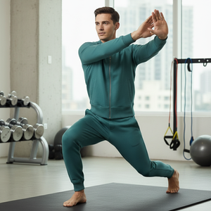 Conjunto Deportivo Personalizado para Hombre, Chaqueta de Entrenamiento y Pantalones Deportivos, Traje Deportivo para Fitness - Product Image 5