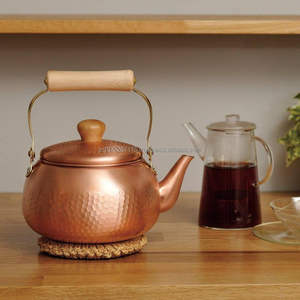 Luxury handmade copper <b>kettle</b> for designer kitchen tea brewing <b>stovetop</b> premium home dining collection - Product Image 3