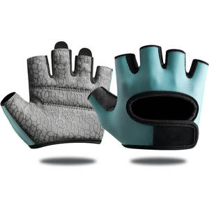 Wholesale Unisex Half-Finger PU Gym <b>Gloves</b> with Adjustable Wrist Strap Non-Slip for <b>Weight</b> Lifting Running & Sports - Product Image 2