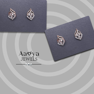 Pendientes de Oro Sólido de 14K con Diamantes Cultivados en Laboratorio, Certificados por HRD, para Mujeres, Ocasiones Especiales, Compra Directa, Confianza India - Product Image 4