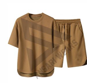 Nuevo Conjunto de Ropa de Verano 2026 para Hombre, Camiseta Holgada de Manga Corta y Pantalones Cortos, Conjunto de Dos Piezas - Product Image 3