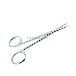 Tốt điểm phẫu thuật Iris cắt kéo thẳng/cong cùn sắc nét 11.5cm(4.5in) chuyên nghiệp pakistani nhà sản xuất/nhà máy - Product Image 4