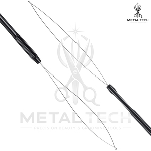 Custom Logo Stainless Steel Hair Extension Pulling Loop Needle Hook Tool For Micro <b>Beads</b> <b>Silicone</b> Rings Hair Styling Tools - Product Image 4
